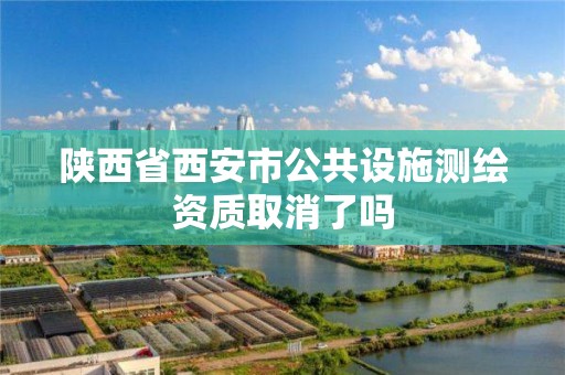 陕西省西安市公共设施测绘资质取消了吗