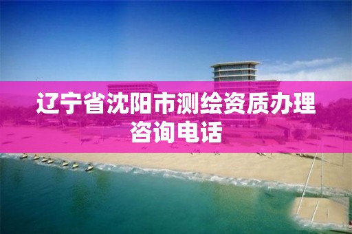 辽宁省沈阳市测绘资质办理咨询电话