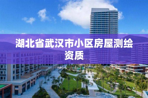 湖北省武汉市小区房屋测绘资质