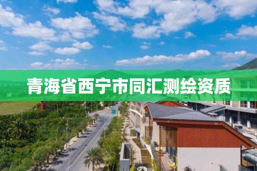 青海省西宁市同汇测绘资质