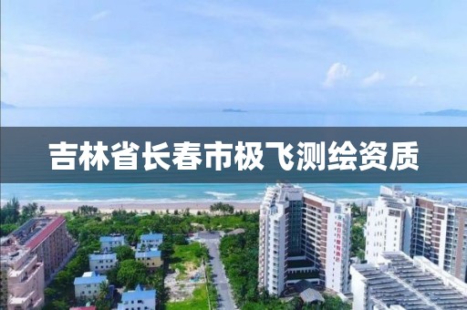 吉林省长春市极飞测绘资质