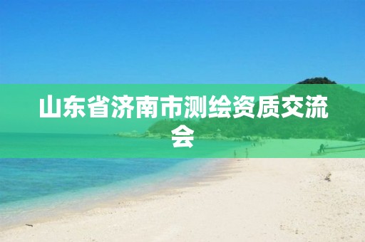 山东省济南市测绘资质交流会