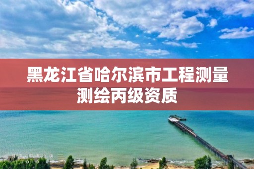 黑龙江省哈尔滨市工程测量测绘丙级资质