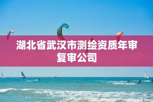 湖北省武汉市测绘资质年审复审公司