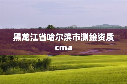 黑龙江省哈尔滨市测绘资质cma