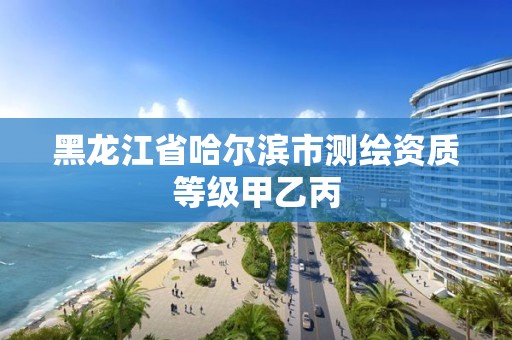 黑龙江省哈尔滨市测绘资质等级甲乙丙