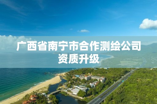 广西省南宁市合作测绘公司资质升级