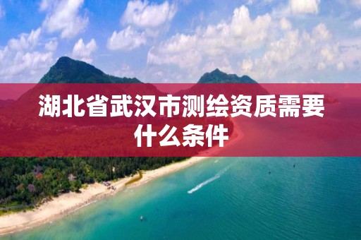 湖北省武汉市测绘资质需要什么条件