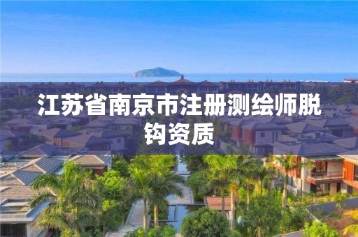 江苏省南京市注册测绘师脱钩资质