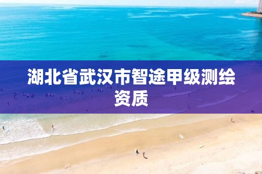 湖北省武汉市智途甲级测绘资质