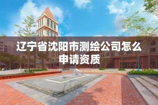 辽宁省沈阳市测绘公司怎么申请资质