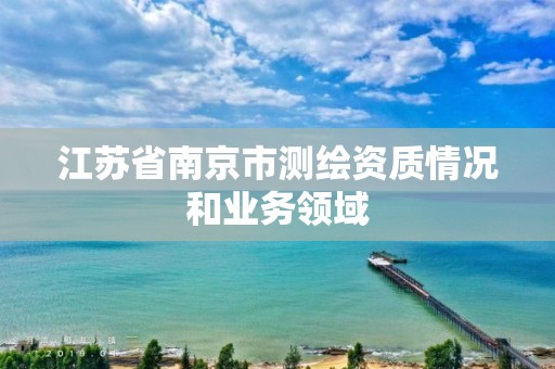 江苏省南京市测绘资质情况和业务领域