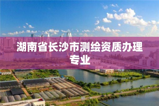 湖南省长沙市测绘资质办理专业