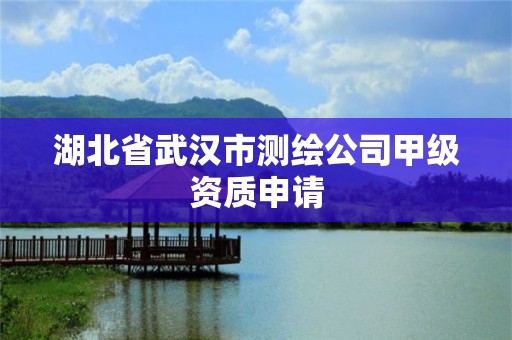 湖北省武汉市测绘公司甲级资质申请