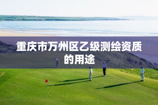 重庆市万州区乙级测绘资质的用途 重庆市万州区乙级测绘资质的用途
