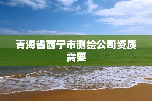 青海省西宁市测绘公司资质需要