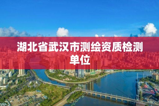 湖北省武汉市测绘资质检测单位