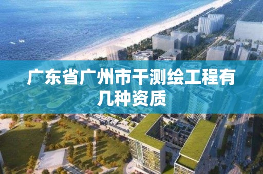 广东省广州市干测绘工程有几种资质