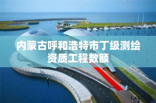 内蒙古呼和浩特市丁级测绘资质工程数额