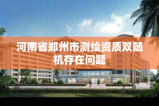 河南省郑州市测绘资质双随机存在问题