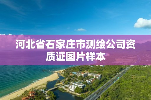 河北省石家庄市测绘公司资质证图片样本