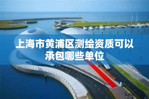 上海市黄浦区测绘资质可以承包哪些单位