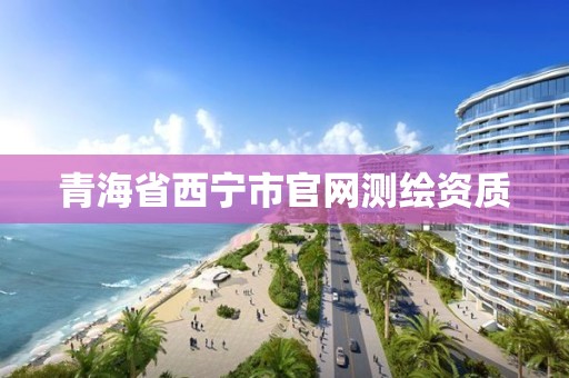 青海省西宁市官网测绘资质