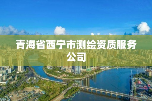 青海省西宁市测绘资质服务公司