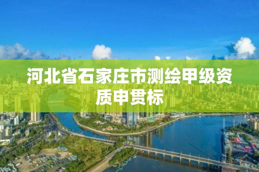 河北省石家庄市测绘甲级资质申贯标