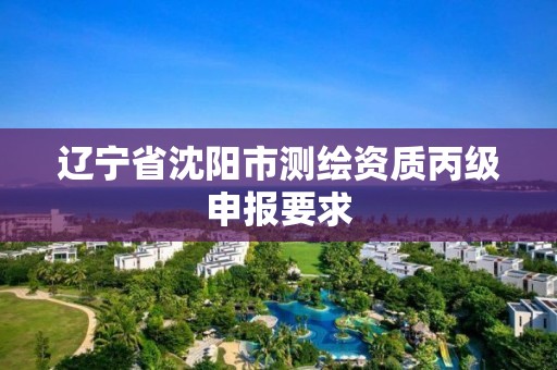 辽宁省沈阳市测绘资质丙级申报要求