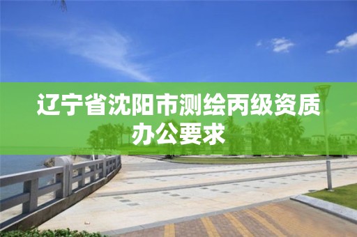 辽宁省沈阳市测绘丙级资质办公要求