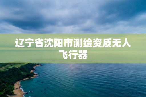 辽宁省沈阳市测绘资质无人飞行器