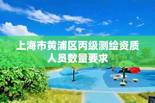 上海市黄浦区丙级测绘资质人员数量要求 上海市黄浦区丙级测绘资质人员数量要求