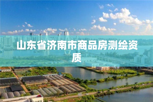 山东省济南市商品房测绘资质