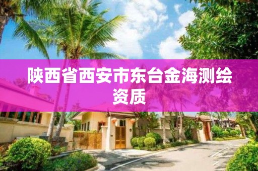 陕西省西安市东台金海测绘资质