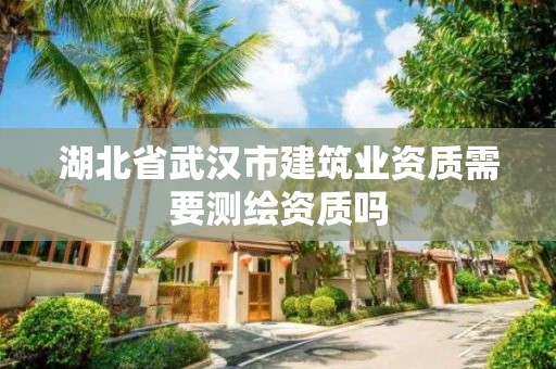 湖北省武汉市建筑业资质需要测绘资质吗