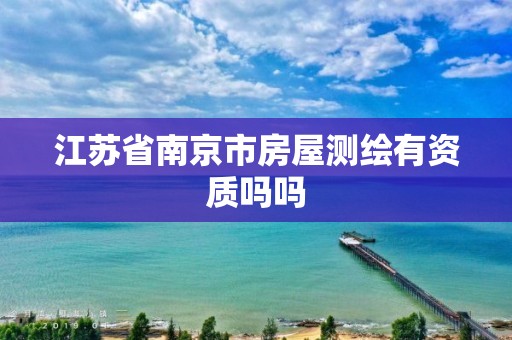 江苏省南京市房屋测绘有资质吗吗