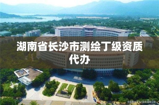 湖南省长沙市测绘丁级资质代办