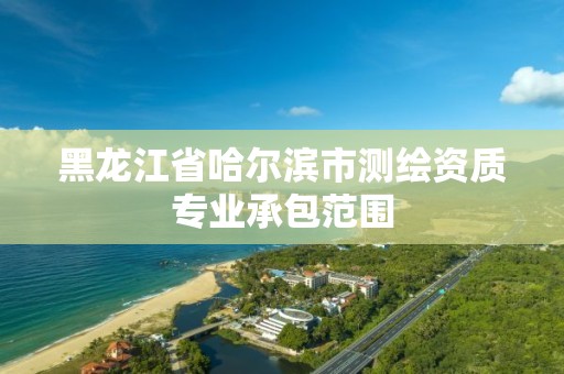 黑龙江省哈尔滨市测绘资质专业承包范围