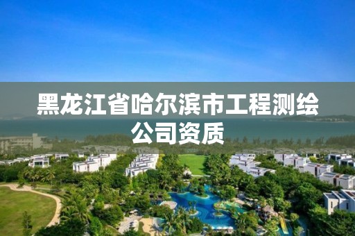 黑龙江省哈尔滨市工程测绘公司资质