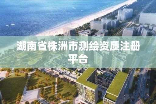 湖南省株洲市测绘资质注册平台