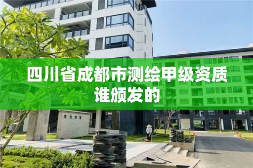 四川省成都市测绘甲级资质谁颁发的