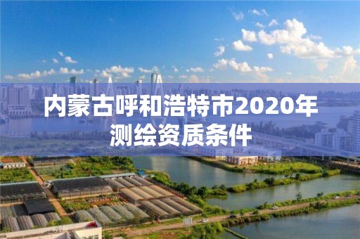 内蒙古呼和浩特市2020年测绘资质条件