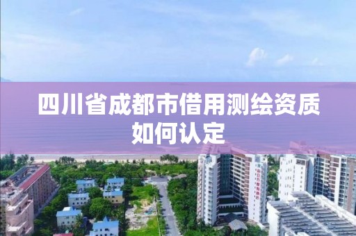 四川省成都市借用测绘资质如何认定