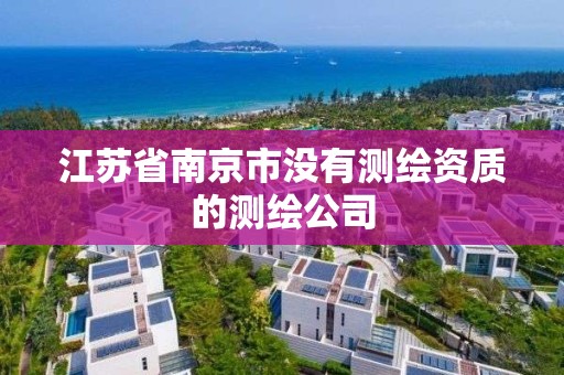 江苏省南京市没有测绘资质的测绘公司