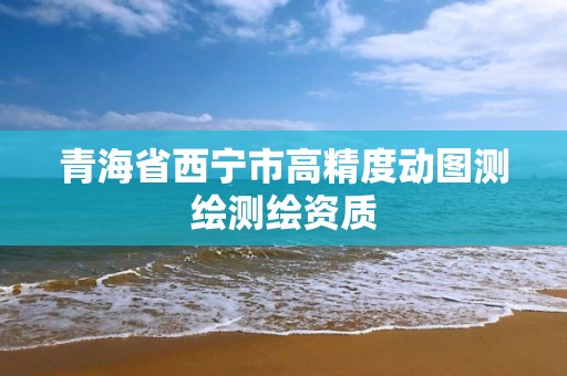 青海省西宁市高精度动图测绘测绘资质