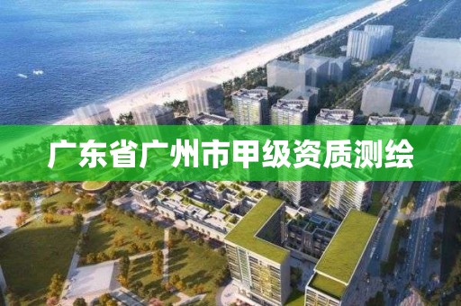 广东省广州市甲级资质测绘