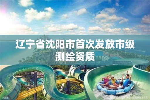 辽宁省沈阳市首次发放市级测绘资质