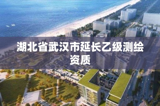 湖北省武汉市延长乙级测绘资质