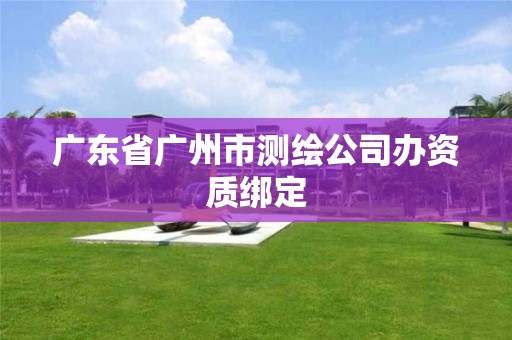 广东省广州市测绘公司办资质绑定